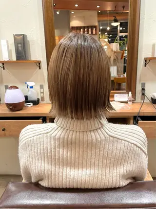 ショート カラー ショート/ボブ/ メンズ/縮毛矯正のヘアスタイル