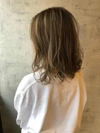 カラー ヘアアレンジ 平川 友希子のヘアスタイル