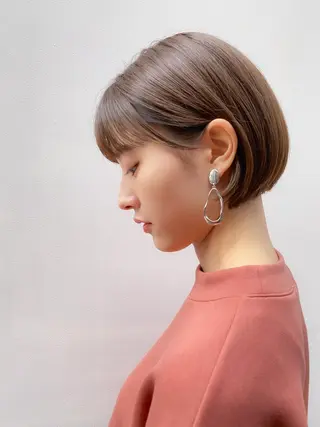 ショート カラー 🇰🇷韓国レイヤー 錦糸町【北山謙三】のヘアスタイル
