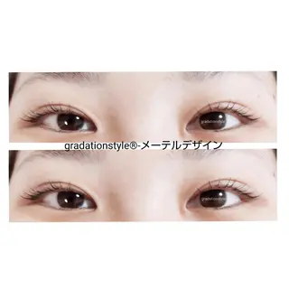 マツエク・マツパ 🎼グラデーション スタイル札幌♫*✧のマツエク・マツパデザイン
