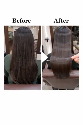 ロング 髪質改善　SHEER.銀座所属・銀座　髪質改善 ハシモトリュウタのヘアスタイル