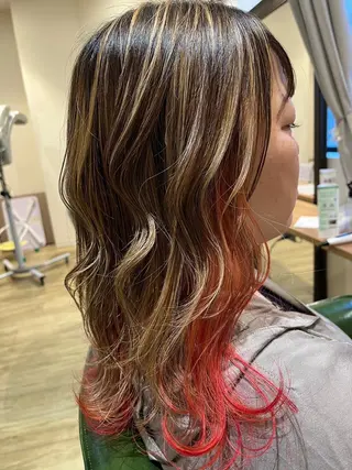 ロング chill out 南塚口本店のヘアスタイル