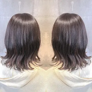ミディアム カラー パーマ ヘアアレンジ メンズ キッズ ネイル マツエク・マツパ EnBlesS西宮 マンツーマン神道有基のヘアスタイル
