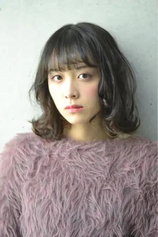 ミディアム 大木 拓瑞のヘアスタイル