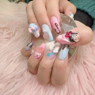 ロング ネイル&エステ asukaのネイルデザイン