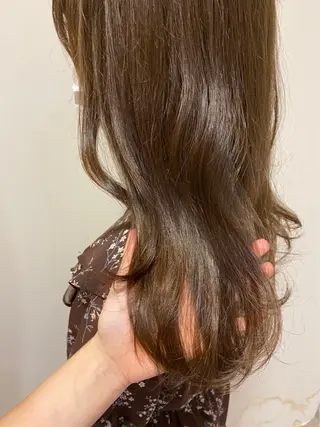 セミロング カラー Tamagawa Sakiのヘアスタイル
