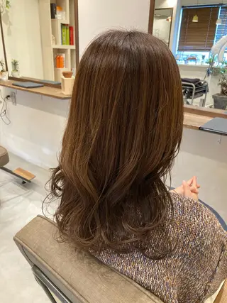 セミロング 撮影モデル募集中☆ オグリヤスエのヘアスタイル