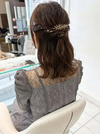 セミロング アレンジ＆ショート 💙YUKINOのヘアスタイル