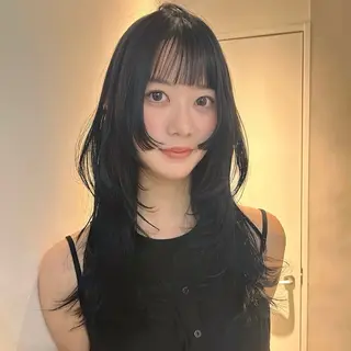 ロング レイヤー/ショート 東実桜のヘアスタイル