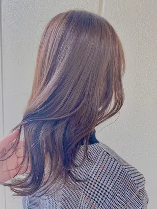 セミロング 岩倉 諒のヘアスタイル