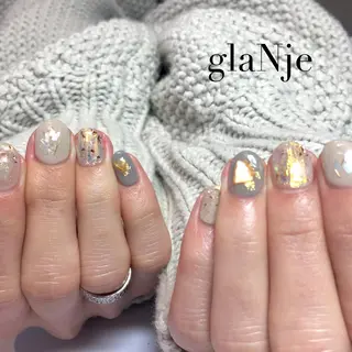 ショート glaNje部谷 (オーナー)のネイルデザイン