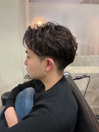 パーマ メンズ 樅木 恒毅のヘアスタイル