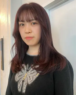 セミロング カラー ichika/福岡 /透明感カラー🤎のヘアスタイル