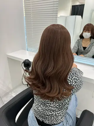 セミロング カラー ♡上品韓国髪♡ブラ ウン/SAYATOのヘアスタイル