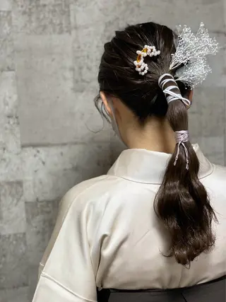 ロング ヘアアレンジ Achieve 三ノ宮のヘアスタイル