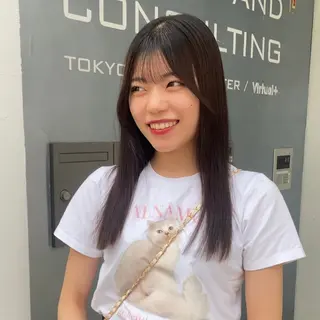 ミディアム カラー noa/ 渋谷のヘアスタイル