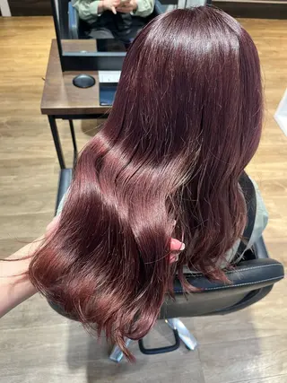 ロング カラー ✨艶髪✨ 奈須晴香のヘアスタイル