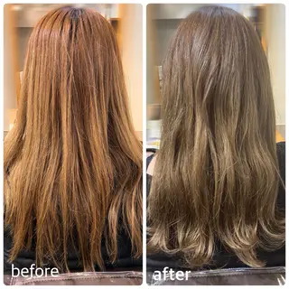 ロング カラー モデル募集/lala _osawa🐳🫧のヘアスタイル