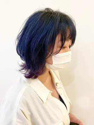 ショート カラー シールエクステ×美髪 改善/ヨシモトカンジのヘアスタイル