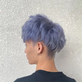 ショート カラー メンズ leben serikaのヘアスタイル