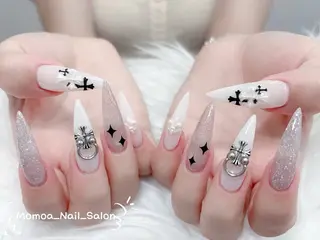 ネイル MoMoA Nail ネイル長さ出し専門店のネイルデザイン