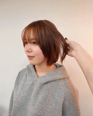 ショート 透明感カラー/中崎町 fukaのヘアスタイル
