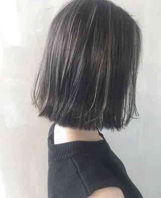 ミディアム カラー 🍀失敗しない 縮毛矯正熊谷竜馬🍀のヘアスタイル