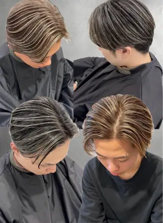 ショート 🇺🇸ルミナ🔥 海外ハイライトのヘアスタイル