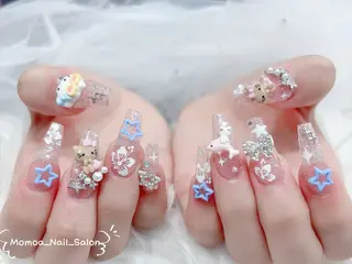 ネイル MoMoA Nail ネイル長さ出し専門店のネイルデザイン