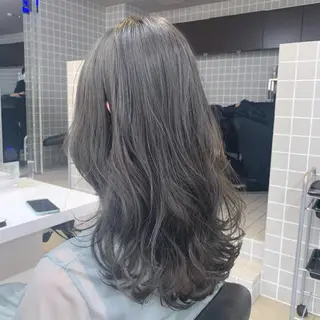 セミロング 美髪矯正/透明感カラ ー🫧YUUKI🫧のヘアスタイル