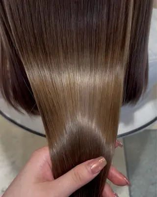 ロング カラー 透明感カラー/ くびれヘア/ユウユのヘアスタイル