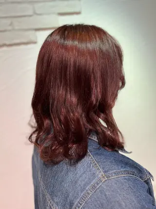 カラー 渋田 唯のヘアスタイル