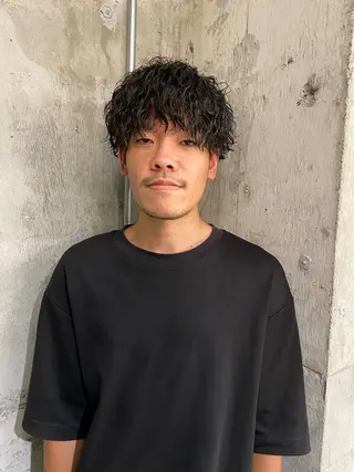 ミディアム レディースモデル カット/中川翔太のヘアスタイル