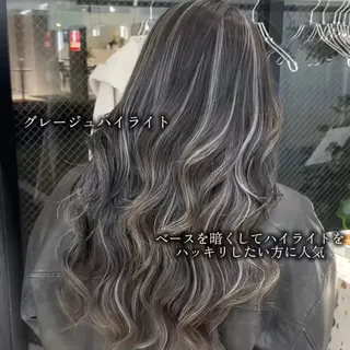 ロング カラー ✨レイヤーカット 海外ヘア/原宿✨のヘアスタイル