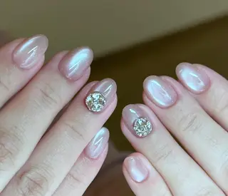 ネイル By moonネイル 🌷ワンホン/韓国風のネイルデザイン