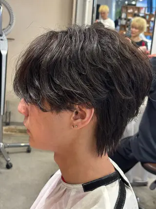 ショート ✨髪質改善カラー/垢 抜けメンズパーマ✨のヘアスタイル