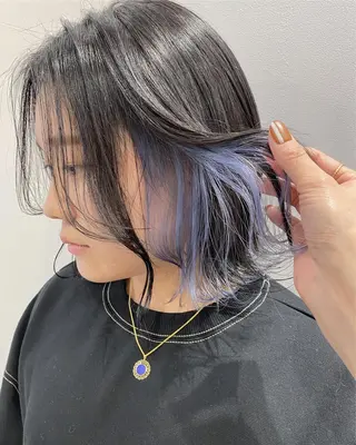 ミディアム カラー .. meiのヘアスタイル