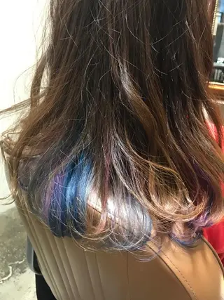 ミディアム カラー パーマ ヘアアレンジ メンズ キッズ ネイル マツエク・マツパ サロンドミルク 原宿のヘアスタイル