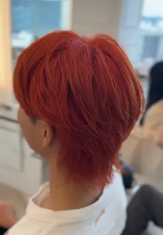 カラー メンズ 透明感カラー/ブリー チ✨駒場　笙のヘアスタイル