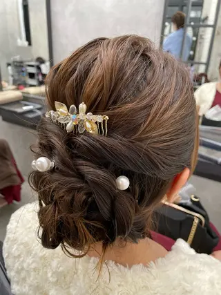 ロング ヘアアレンジ すぐ巻ける縮毛矯正 🍀勝倉　麗のヘアスタイル