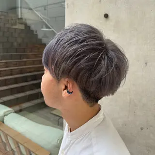 ショート カラー メンズ ツヤカラー🫧Sae ネイルモデル募集中のヘアスタイル