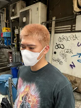 ショート カラー パーマ ヘアアレンジ メンズ 💎髪質改善特化💎 RUITOのヘアスタイル