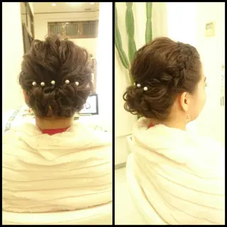 ヘアアレンジ Hair VERDEのヘアスタイル
