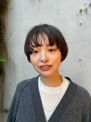 ショート 大人可愛い♡コテ巻き パーマ🌼杉田 萌恵のヘアスタイル