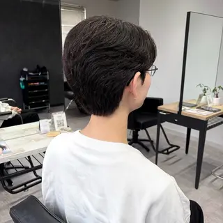 ミディアム メンズ 浜松/メンズサロン/ Yuna🐈‍⬛🫧のヘアスタイル