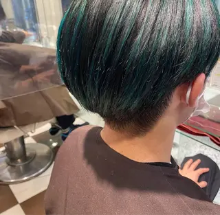 カラー 韓国風🇰🇷 MAAYAのヘアスタイル