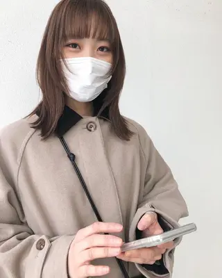 ミディアム ダブルカラー/レイヤ ー新潟駅/谷口大海のヘアスタイル