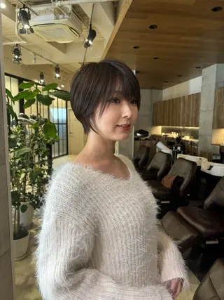 ショート 大人ショート特化/ カットモデル/表参道のヘアスタイル