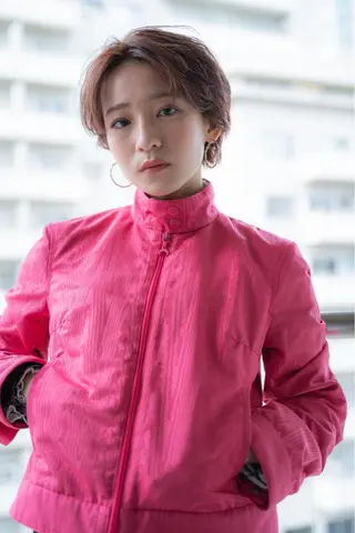 ショート カラー レイヤー／似合わせ TAKUYAのヘアスタイル