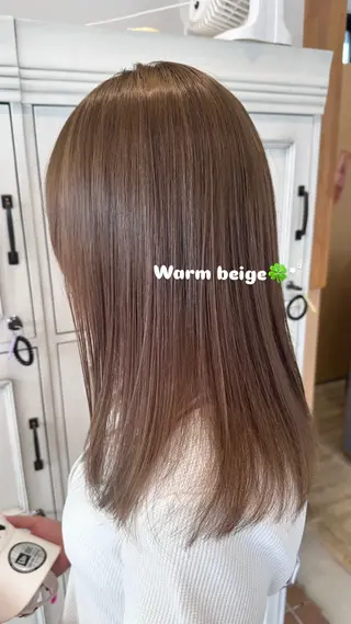 ロング カラー 坂庭 美夢のヘアスタイル